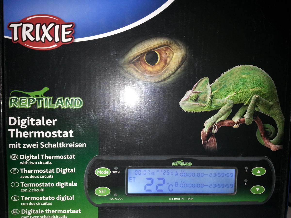 Thermomètre Hygromètre digital pour terrarium avec sonde Trixie Reptiland