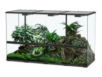 Terrarium 132x45x75 Noir "LIVRAISON INCLUSE"