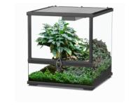 Terrarium smart line 45/45/45 noir Dernier en stock !