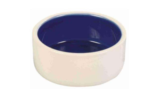 Ecuelle céramique, 0.35l /12 cm, crème/bleu