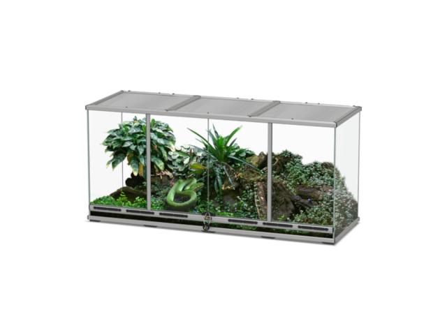 Terrarium 132x45x60 Gris "LIVRAISON INCLUSE"
