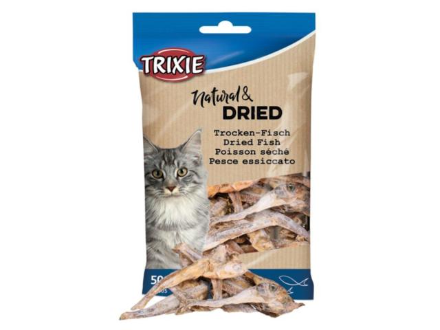 Poisson séché pour chat 50 grs